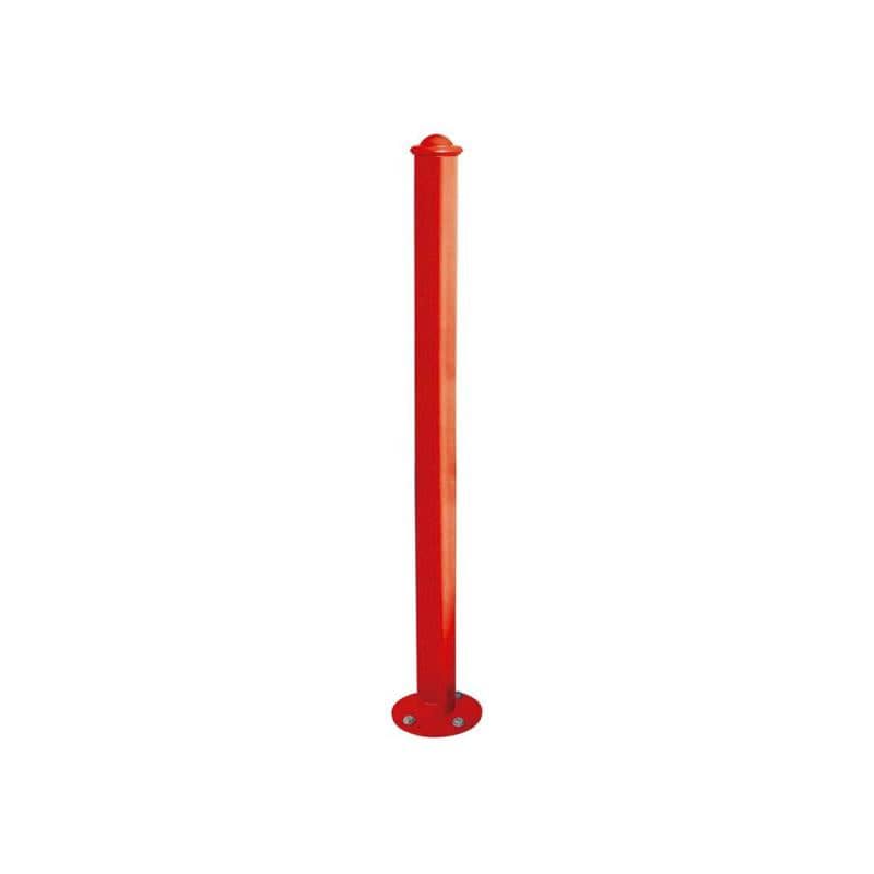 Cityscape Direct Province Agora Inclining 'Impact' Bollard 76mm diameter / Red (RAL 3020)