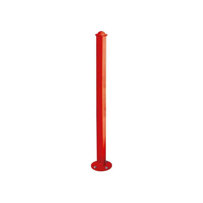 Cityscape Direct Province Agora Inclining 'Impact' Bollard 76mm diameter / Red (RAL 3020)