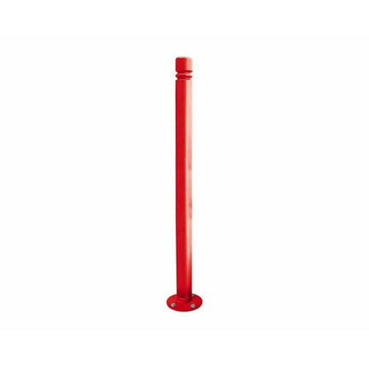 Cityscape Direct Province City Inclining 'Impact' Bollard 76mm diameter / Red (RAL 3020)