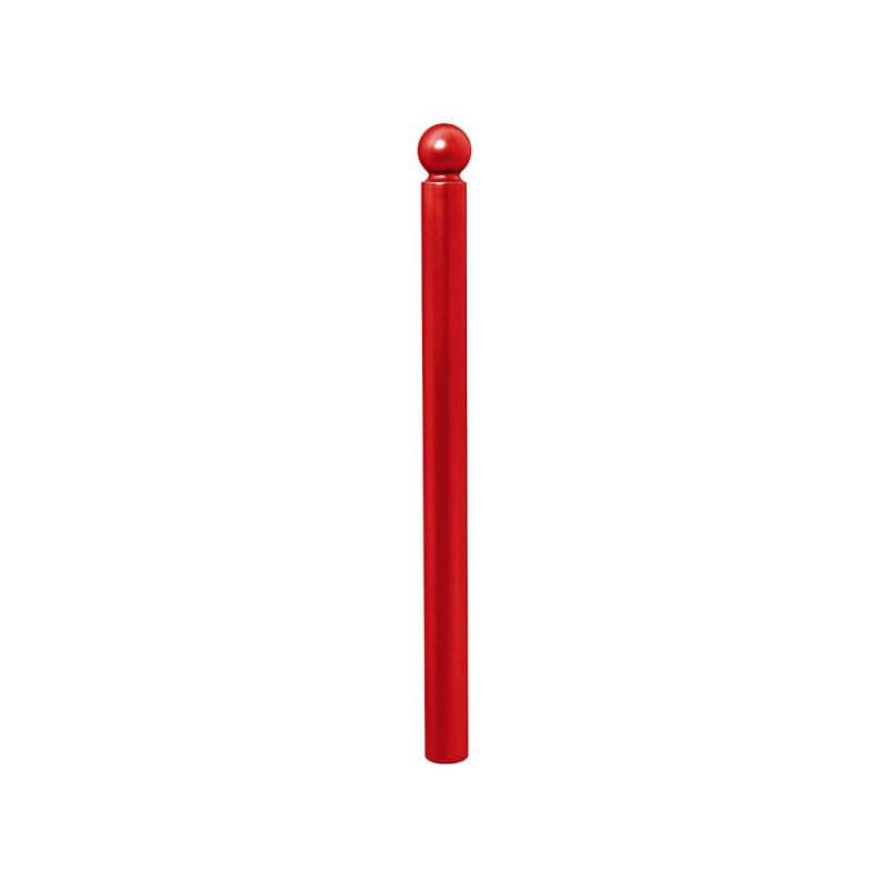 Cityscape Direct Province Sphere Bollard 76mm diameter / Red (RAL 3020)