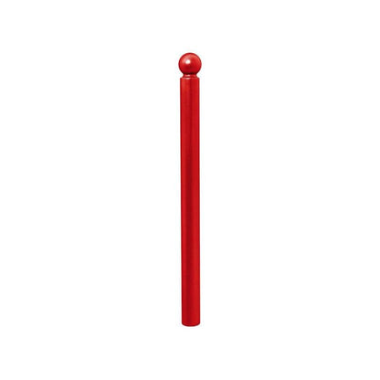 Cityscape Direct Province Sphere Bollard 76mm diameter / Red (RAL 3020)