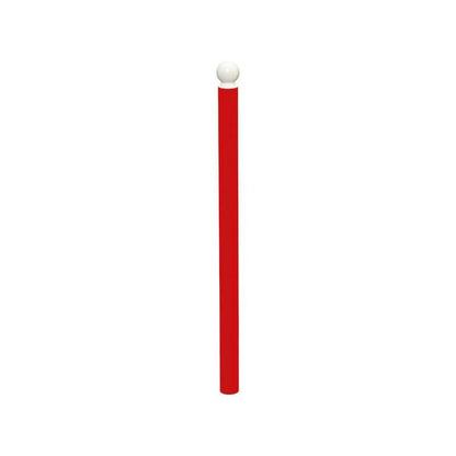 Cityscape Direct Province Sphere 'High Visibility' Bollard 76mm diameter / Red (RAL 3020)
