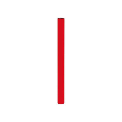 Cityscape Direct Province Brushed Steel Bollard 76mm diameter / Red (RAL 3020) / Standard (10mm)
