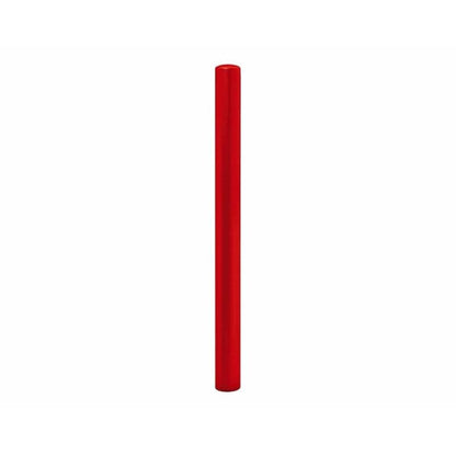 Cityscape Direct Dome Top Steel Bollard 76mm diameter / Red (RAL 3020) / Zinc Primed and Painted