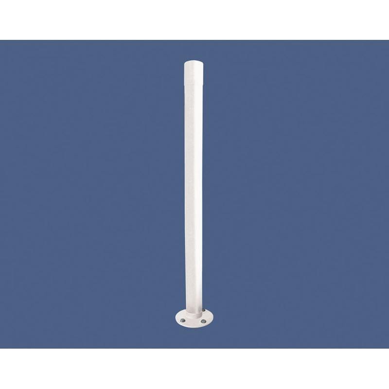Cityscape Direct Dome Top Inclining 'Impact' Bollard 76mm diameter / White (RAL 9010)