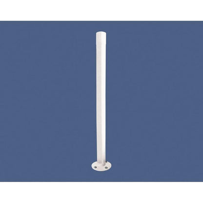 Cityscape Direct Dome Top Inclining 'Impact' Bollard 76mm diameter / White (RAL 9010)