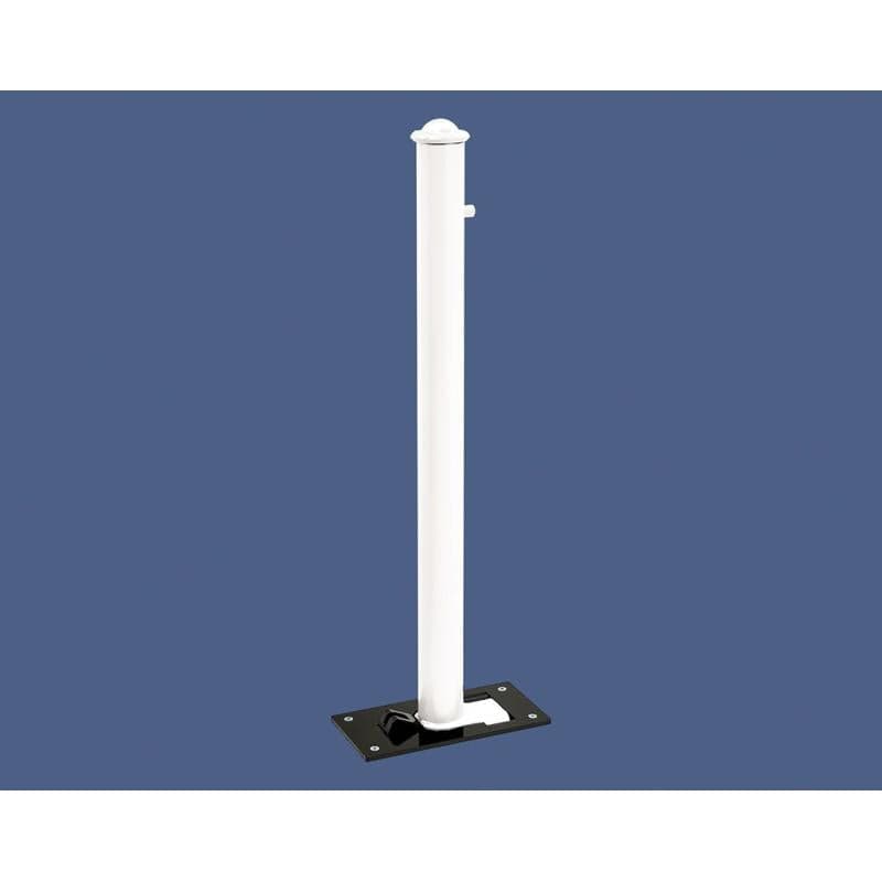 Cityscape Direct Province Agora Folding Bollard 76mm diameter / White (RAL 9010)