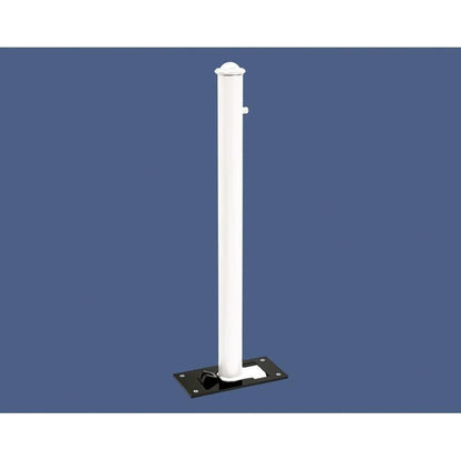 Cityscape Direct Province Agora Folding Bollard 76mm diameter / White (RAL 9010)