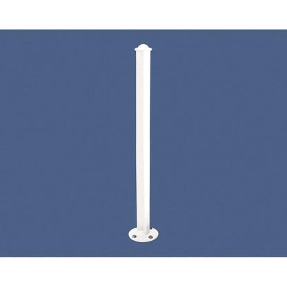 Cityscape Direct Province Agora Inclining 'Impact' Bollard 76mm diameter / White (RAL 9010)