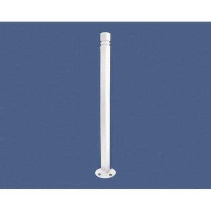 Cityscape Direct Province City Inclining 'Impact' Bollard 76mm diameter / White (RAL 9010)