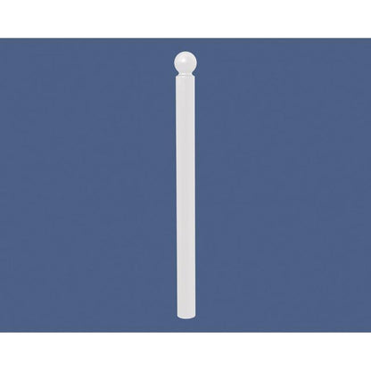 Cityscape Direct Province Sphere Bollard 76mm diameter / White (RAL 9010)