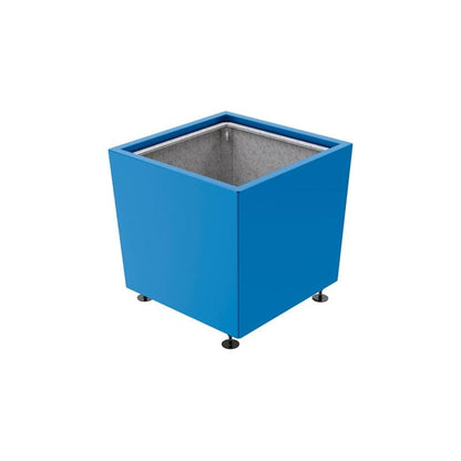 Cityscape Direct Olbia Planter 785 x 785 x 760mm high / Blue (RAL 5010) / With inserts for use with lifting rings