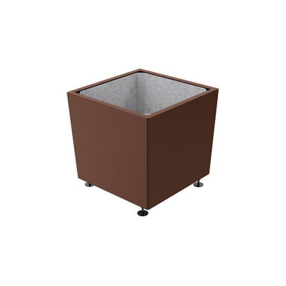 Cityscape Direct Olbia Planter 785 x 785 x 760mm high / Brown (RAL 8017) / Galvanised steel