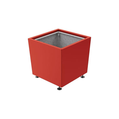 Cityscape Direct Olbia Planter 785 x 785 x 760mm high / Burgundy (RAL 3004) / With inserts for use with lifting rings