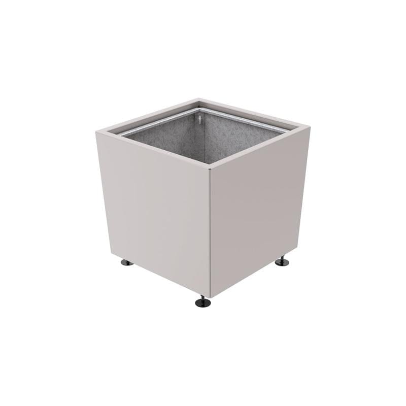 Cityscape Direct Olbia Planter 785 x 785 x 760mm high / Light Grey (RAL 7044) / With inserts for use with lifting rings