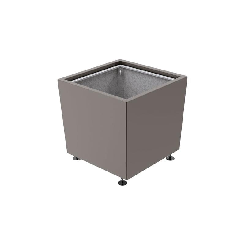 Cityscape Direct Olbia Planter 785 x 785 x 760mm high / Procity Grey / With inserts for use with lifting rings