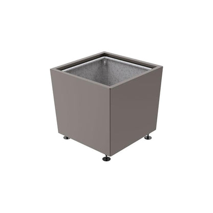 Cityscape Direct Olbia Planter 785 x 785 x 760mm high / Procity Grey / With inserts for use with lifting rings