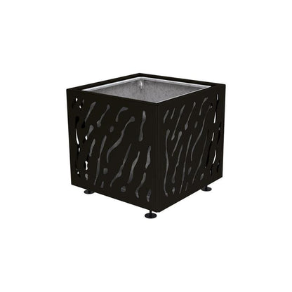 Cityscape Direct Venice Planter 790 x 790 x 760mm high / Black (RAL 9005) / With inserts for use with lifting rings