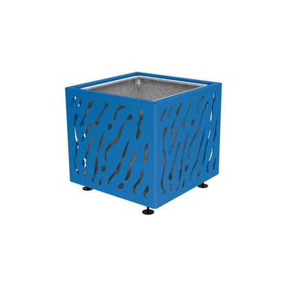 Cityscape Direct Venice Planter 790 x 790 x 760mm high / Blue (RAL 5010) / With inserts for use with lifting rings