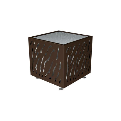 Cityscape Direct Venice Planter 790 x 790 x 760mm high / Brown (RAL 8017) / Galvanised steel