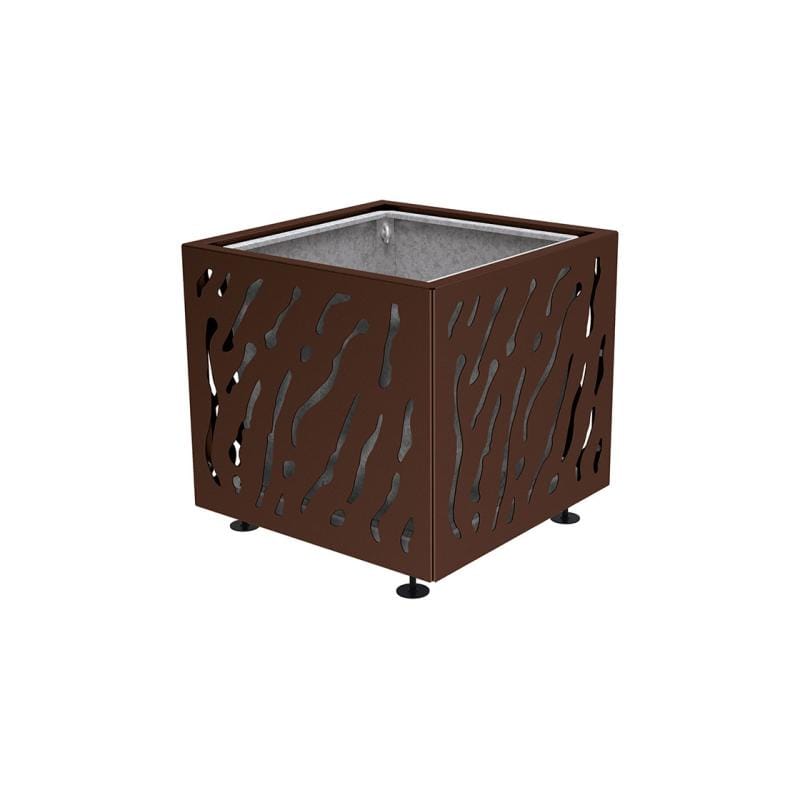 Cityscape Direct Venice Planter 790 x 790 x 760mm high / Brown (RAL 8017) / With inserts for use with lifting rings