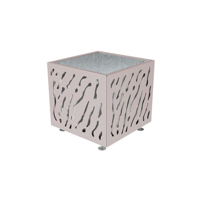 Cityscape Direct Venice Planter 790 x 790 x 760mm high / Light Grey (RAL 7044) / Galvanised steel