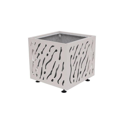 Cityscape Direct Venice Planter 790 x 790 x 760mm high / Light Grey (RAL 7044) / With inserts for use with lifting rings