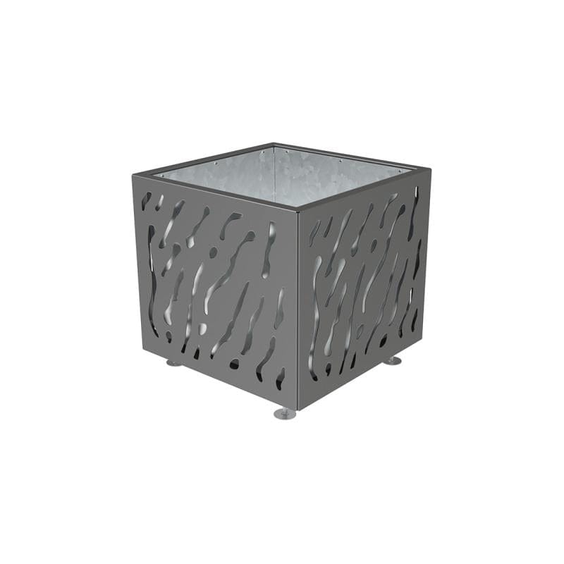 Cityscape Direct Venice Planter 790 x 790 x 760mm high / Procity Grey / Galvanised steel