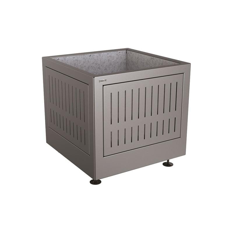 Cityscape Direct Silaos Planter (Steel) 800 x 800 x 700mm high / Procity Grey / Galvanised steel