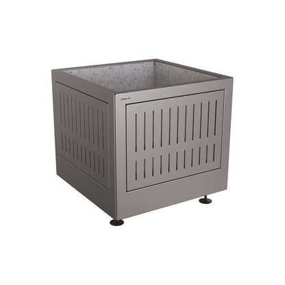 Cityscape Direct Silaos Planter (Steel) 800 x 800 x 700mm high / Procity Grey / Galvanised steel