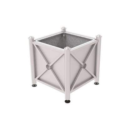 Cityscape Direct Province Agora Planter (Steel) 800 x 800 x 750mm high / Light Grey (RAL 7044) / With inserts for use with lifting rings