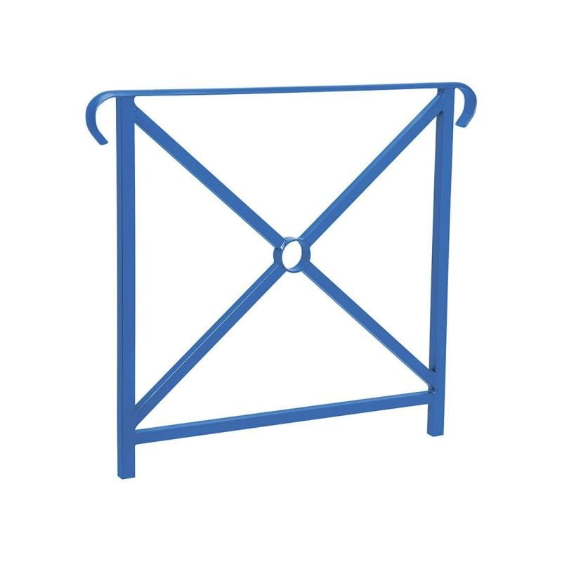 Cityscape Direct Heritage Railing 800mm (Double Grip) / Cross / Blue (RAL 5010)