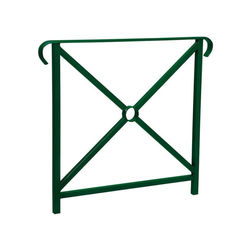 Cityscape Direct Heritage Railing 800mm (Double Grip) / Cross / Green (RAL 6005)