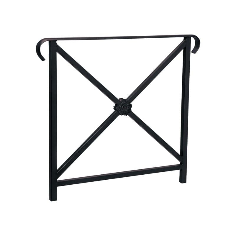 Cityscape Direct Heritage Railing 800mm (Double Grip) / Rosette / Black (RAL 9005)