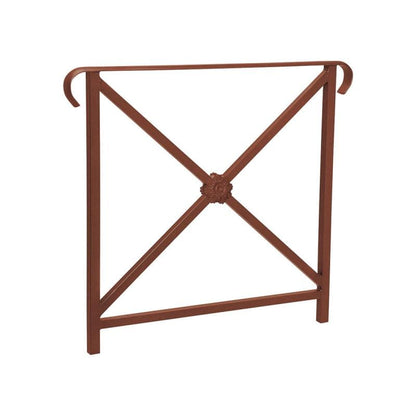 Cityscape Direct Heritage Railing 800mm (Double Grip) / Rosette / Corten Effect