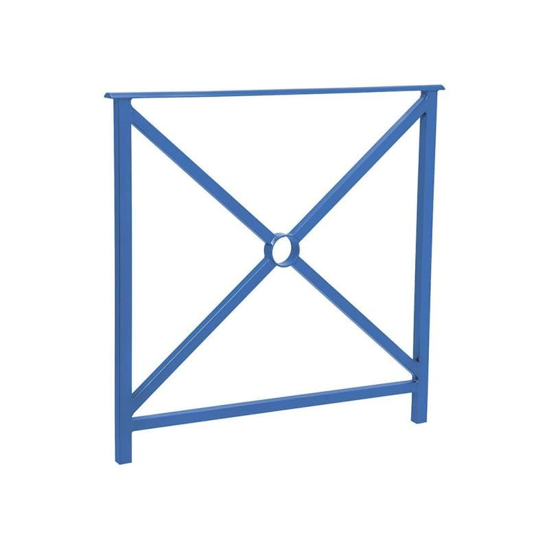 Cityscape Direct Heritage Railing 800mm (No Grip) / Cross / Blue (RAL 5010)