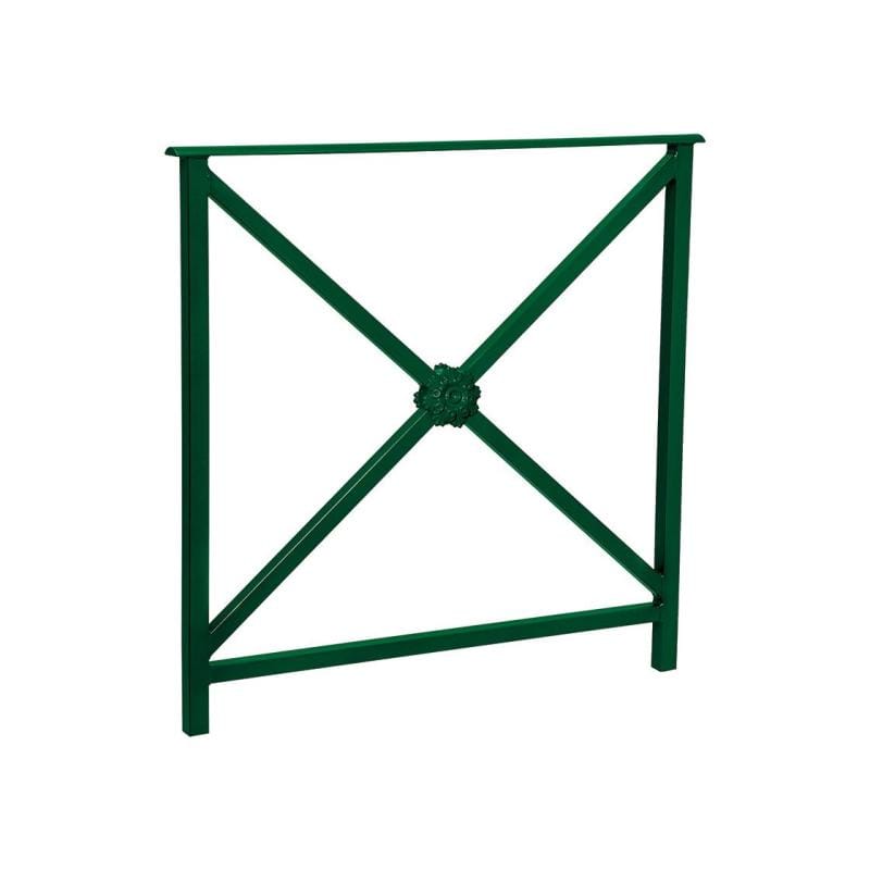 Cityscape Direct Heritage Railing 800mm (No Grip) / Rosette / Green (RAL 6005)