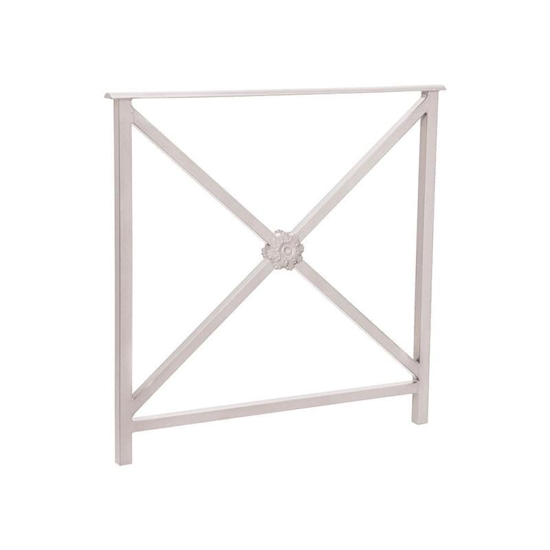 Cityscape Direct Heritage Railing 800mm (No Grip) / Rosette / Light Grey (RAL 7044)