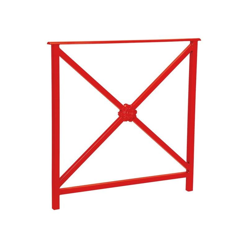 Cityscape Direct Heritage Railing 800mm (No Grip) / Rosette / Red (RAL 3020)