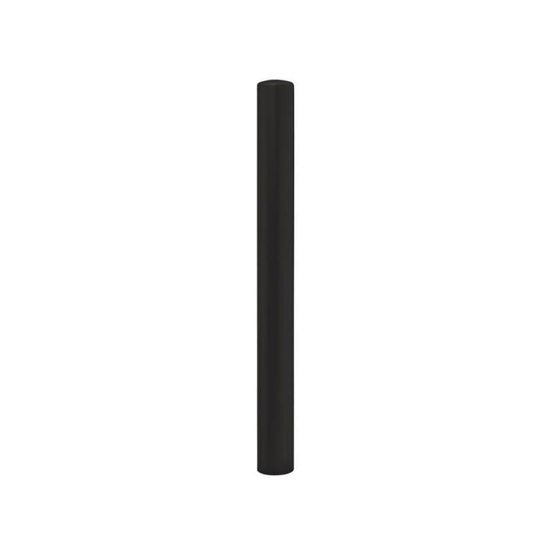 Cityscape Direct Dome Top Steel Bollard 90mm diameter / Black (RAL (9005) / Zinc Primed and Painted