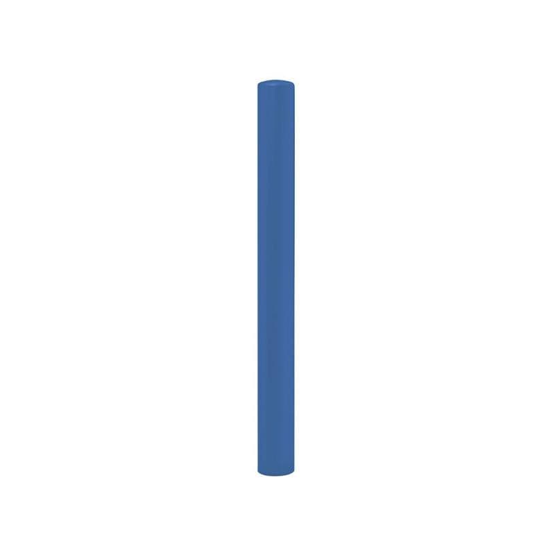 Cityscape Direct Dome Top Steel Bollard 90mm diameter / Blue (RAL 5010) / Zinc Primed and Painted