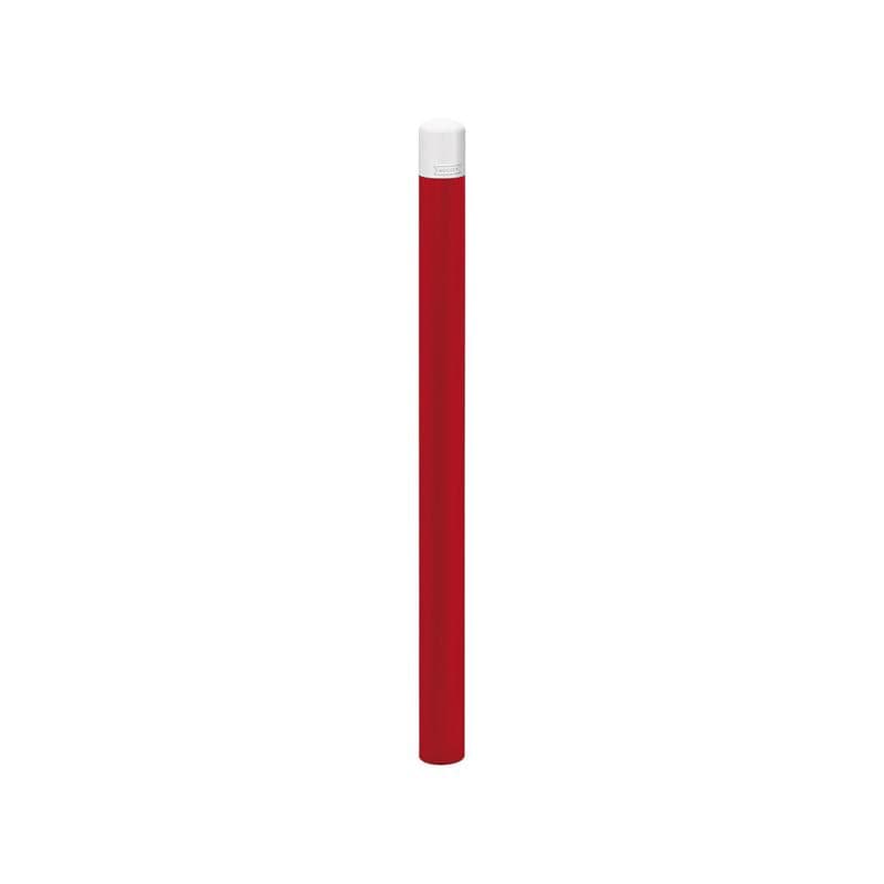 Cityscape Direct Dome Top 'High Visibility' Bollard 90mm diameter / Burgundy (RAL 3004)