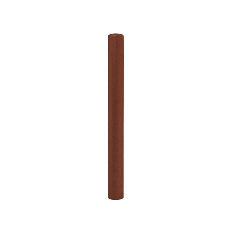 Cityscape Direct Dome Top Steel Bollard 90mm diameter / Corten Effect / Zinc Primed and Painted