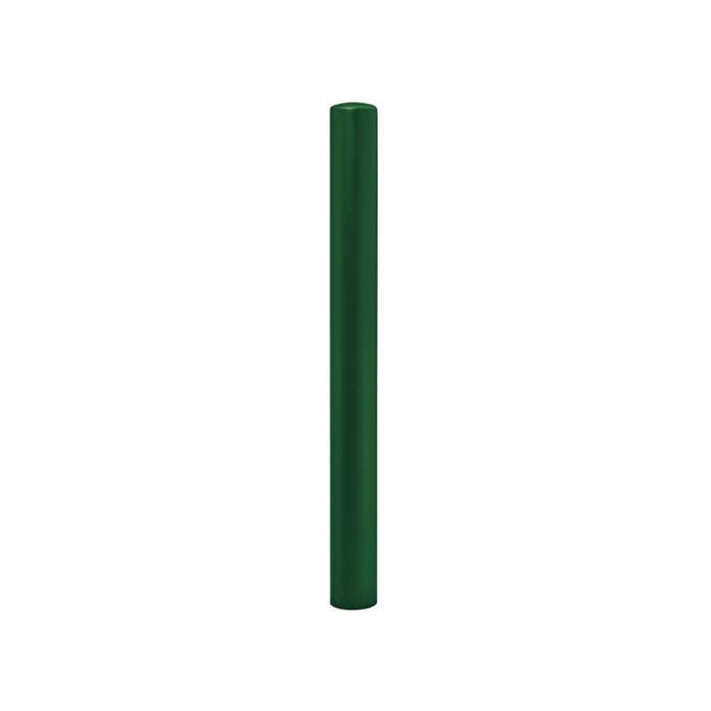 Cityscape Direct Dome Top Steel Bollard 90mm diameter / Green (RAL 6005) / Zinc Primed and Painted