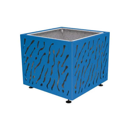 Cityscape Direct Venice Planter 990 x 990 x 870mm high / Blue (RAL 5010) / With inserts for use with lifting rings