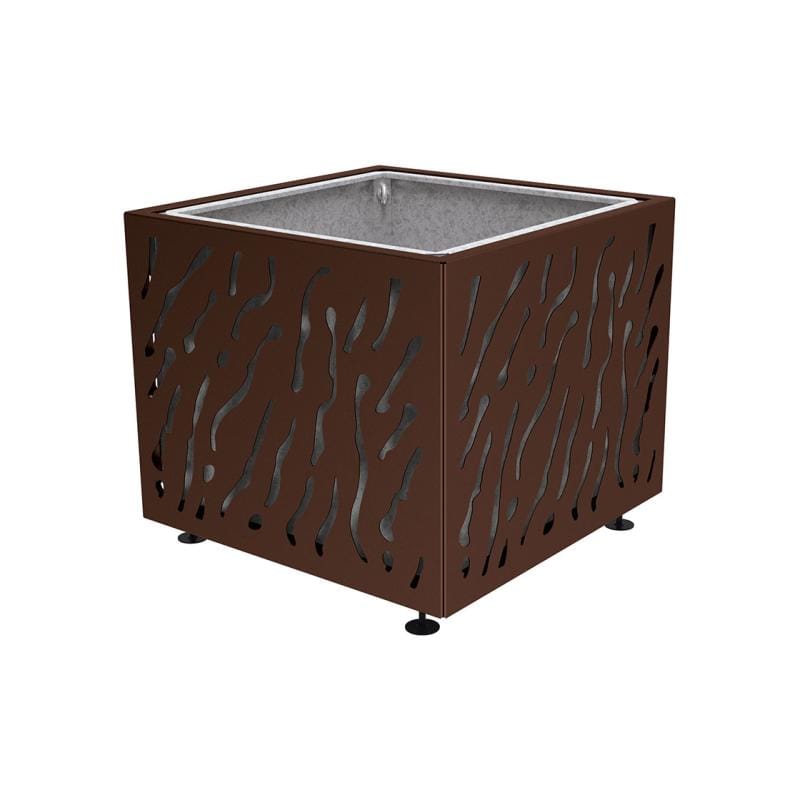 Cityscape Direct Venice Planter 990 x 990 x 870mm high / Brown (RAL 8017) / With inserts for use with lifting rings