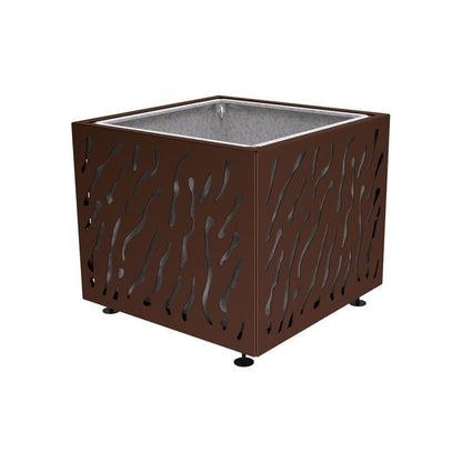 Cityscape Direct Venice Planter 990 x 990 x 870mm high / Brown (RAL 8017) / With inserts for use with lifting rings