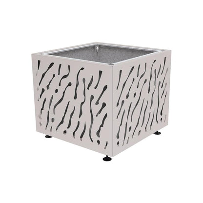 Cityscape Direct Venice Planter 990 x 990 x 870mm high / Light Grey (RAL 7044) / With inserts for use with lifting rings