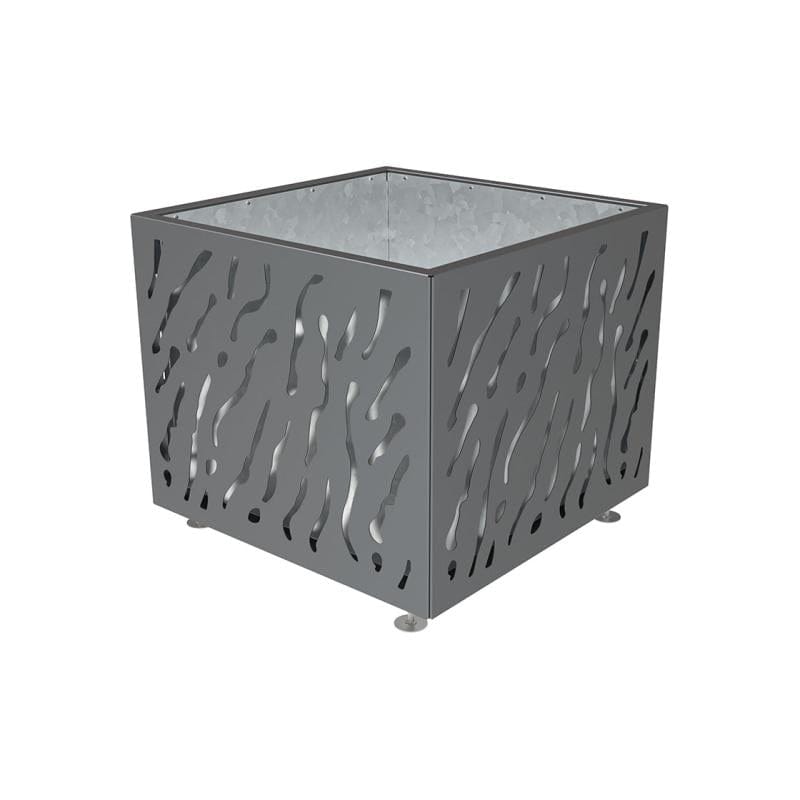 Cityscape Direct Venice Planter 990 x 990 x 870mm high / Procity Grey / Galvanised steel