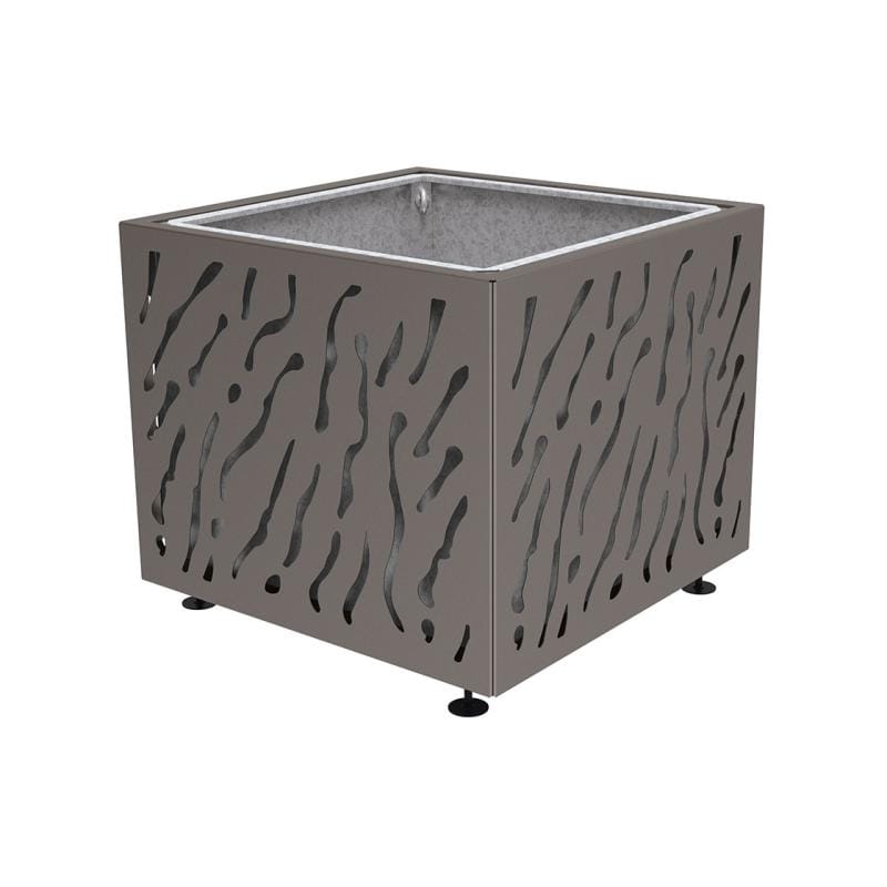 Cityscape Direct Venice Planter 990 x 990 x 870mm high / Procity Grey / With inserts for use with lifting rings